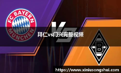 拜仁vs门兴完整视频